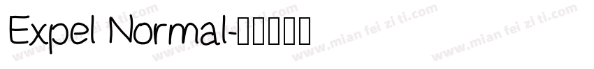 Expel Normal字体转换